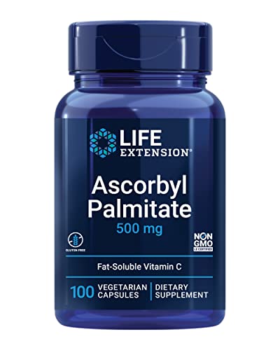 Ascorbato de Palmitato de Life Extension 500mg – Suplemento de Vitamina C Liposoluble para Inmunidad y Longevidad – 100 Cápsulas Vegetarianas, Sin - imagen 5