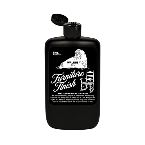 ACEITE WALRUS - Aceite para Muebles, 100% Natural. Acabado, Restauración y Protección de Madera. Sin VOC, Botella de 8 oz - imagen 1