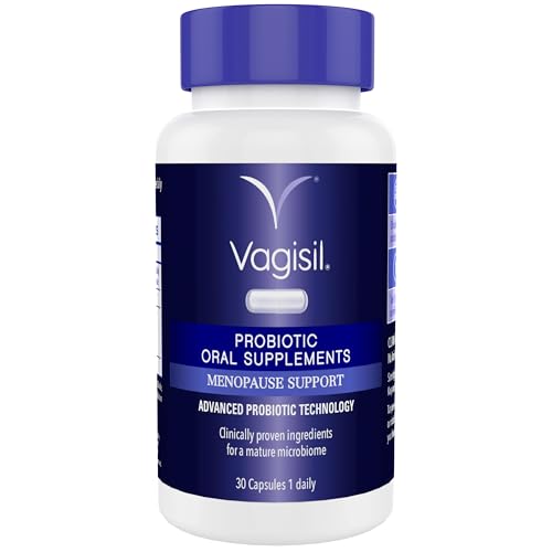 Suplemento Probiótico Vagisil para el Soporte de la Menopausia, Ingredientes Clínicamente Comprobados con D-Mannosa y LactoCran, 30 Cápsulas Sin - imagen 4