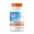 Suplemento de Aceite de Kril Real de Doctor's Best 350 mg para Hombres y Mujeres - Aceite de Kril Antártico con Ácidos Grasos Omega 3 y Astaxantina, - imagen 1