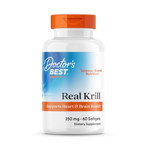 Suplemento de Aceite de Kril Real de Doctor's Best 350 mg para Hombres y Mujeres - Aceite de Kril Antártico con Ácidos Grasos Omega 3 y Astaxantina, - imagen 5
