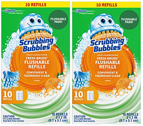 Recarga de Cepillos Limpiadores Scrubbing Bubbles Fresh Brush, Paquete de 10 (2 Paquetes) - imagen 4