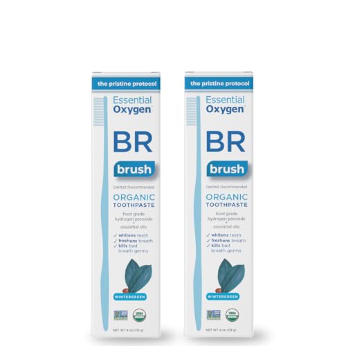 Pasta de Dientes Orgánica BR Baja Abrasividad Sabor Menta Invernal - imagen 2