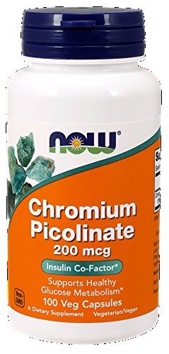 NOW Picolinato de Cromo 200mcg, 100 Cápsulas (Paquete de 2) - imagen 3