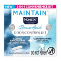 Kit de Control de Olores Monistat Maintain con 10 Toallitas y 10 Supositorios de Ácido Bórico, Sin Fragancia y Fórmulas Balanceadas para la Salud - imagen 1