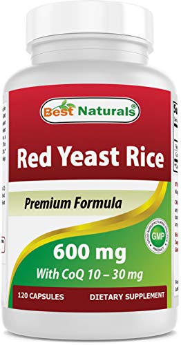 Best Naturals Arroz Rojo de Levadura con CoQ10, 120 Cápsulas - Fórmula Cardiovascular con 600 mg de Arroz Rojo y 30 mg de CoQ10 - imagen 5