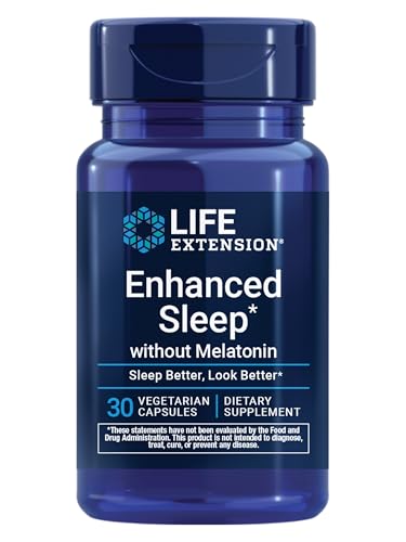 Suplemento para Sueño y Estrés Life Extension Sin Melatonina, con Ashwagandha, Amla y Péptidos de Caseína, 30 Cápsulas, Libre de Gluten y No - imagen 3