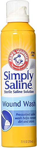 Arm & Hammer Solución Salina Simply para Lavado de Heridas 7.4 Onzas (Paquete de 2) - imagen 4