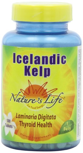Kelp Islandés de Nature’s Life 41 mg - Tabletas de Yodo, Suplemento de Algas Marinas para el Apoyo a la Tiroides, Natural, Libre de Gluten, No OGM, - imagen 5