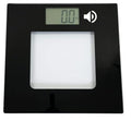 Báscula Digital Hablante de Vidrio Extra Ancho - Pantalla Visual y de Voz Precisa para Peso Corporal - Capacidad Máxima de 395 Libras - Vidrio - imagen 1