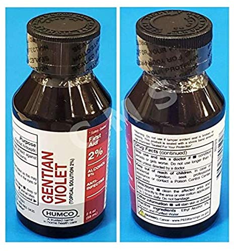 Humco - Solución Tópica de Violeta Genciana 2% Líquido, 2 oz, Color Púrpura - imagen 2