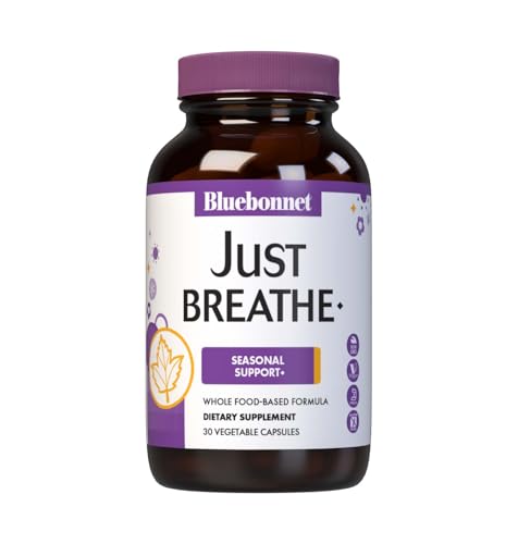 Bluebonnet Nutrition JustBreathe, Soporte Estacional, No GMO, Kosher, Libre de Gluten, Soja y Lácteos, 30 Cápsulas Vegetales, 15 Porciones - imagen 5