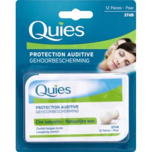 Tapones de Oído de Cera Quies - 12 pares - imagen 1