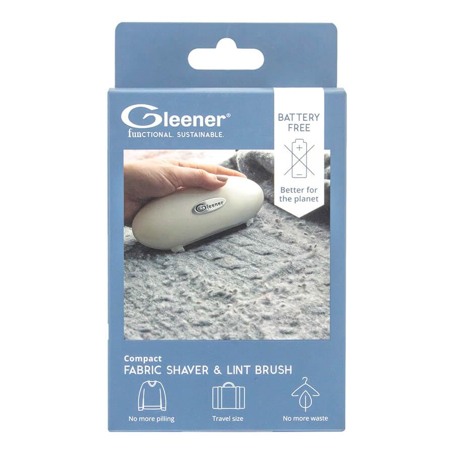 Gleener Quitapelusas Compacto y Cepillo para Pelusa | Removedor de Bolitas Sin Batería para Viajes | Depilador Ajustable para Ropa y Muebles (Blanco - imagen 2