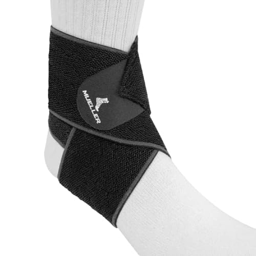 Faja Ajustable para Tobillo MUELLER Sports Medicine, Alivio del Dolor para Hombres y Mujeres, Ideal para Esguinces y Artritis, Color Negro, Talla - imagen 3