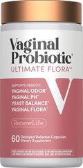 Probioticos Vaginales Renew Life Ultimate Flora para Mujeres | 6 Mil Millones CFU | 60 Cápsulas Veganas de Liberación Retardada | Salud Vaginal y - imagen 1
