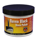 Pasta para pulir estufas Meeco's Red Devil 402 en negro cuervo - No tóxica, a base de agua, combinación de cera y pigmento negro (4 oz) - Hecho en - imagen 1