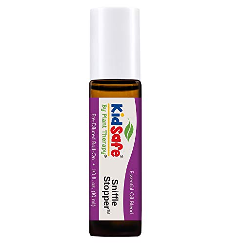 Plant Therapy Kids Sniffle Stopper Mezcla de Aceites Esenciales Pre-Diluidos Roll-On 10 mL (1/3 oz) Apoyo Respiratorio 100% Puro, Aromaterapia Natural - imagen 6