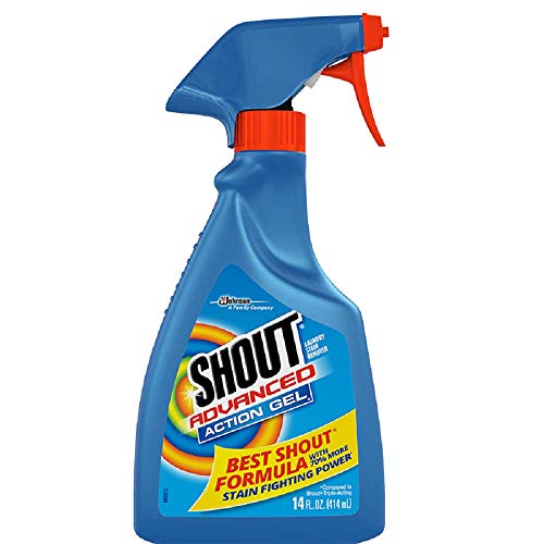Shout Advanced Spray y Gel Quitamanchas para Ropa, Mejor Fórmula Shout, 14 fl oz, Multicolor - imagen 3
