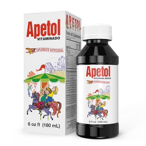 Apetol - Estimulante del Apetito para Niños y Adultos | Vitaminas Líquidas para Aumento de Peso | Apoyo Digestivo, Memoria y Vitalidad | 6 Fl Oz, 1 - imagen 1