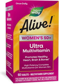 Nature's Way, Multivitamínico Alive Once Daily Mujeres 50+, 60 Tabletas - imagen 1
