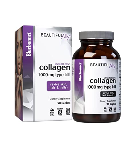 Bluebonnet Nutrition Beautiful Ally Colágeno en Tabletas, Colágeno Hidrolizado de Vacas Alimentadas con Pasto, Péptidos de Colágeno Tipo 1 y 3, No - imagen 4