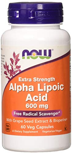 Now Foods Ácido Alfa Lipoico 600mg 60 Cápsulas Veganas - imagen 3