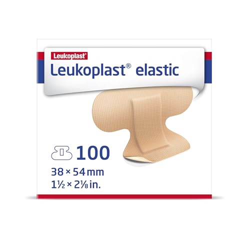 Leukoplast Elástico - Tiras de Vendaje No Estériles - Parche Adhesivo Ampliable y Amigable con la Piel - Ideal para Dedos - Tamaño Pequeño, Caja de - imagen 2