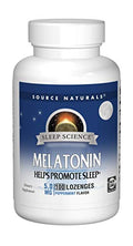 Source Naturals Melatonina 5 mg - 100 Pastillas de Menta para Promover el Sueño* - imagen 1