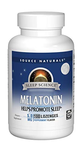 Source Naturals Melatonina 5 mg - 100 Pastillas de Menta para Promover el Sueño* - imagen 4