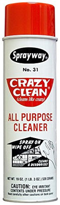 Limpiador PLZ AEROSCIENCE Sprayway SW031 Crazy Clean, 19 oz, Color Gris - imagen 1