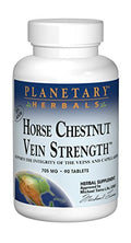 Planetary Herbals Horse Chestnut Vein Strength 705mg, Apoya la Integridad de las Venas y Capilares, 90 cápsulas - imagen 1