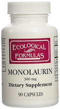 Monolaurin de Ecological Formulas/Cardiovascular Research - 90 Cápsulas - imagen 1