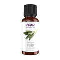 Aceite Esencial NOW, Aceite de Salvia, Aroma Normalizante, Destilado al Vapor, 100% Puro, Vegano, Tapa a Prueba de Niños, 1 Onza - imagen 1