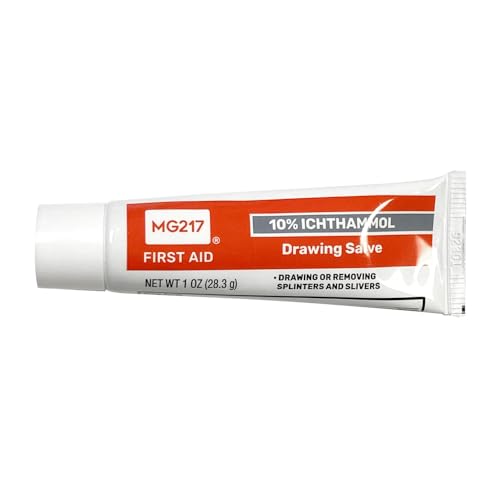 Salve de Dibujo MG217 10% Ichthammol, Elimina astillas, espinas y pica, Trata irritaciones menores de la piel - Hecho en EE. UU. - Tubo de 1 oz - imagen 3