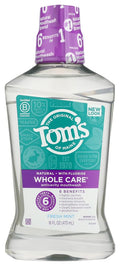 Enjuague bucal natural Tom's of Maine Whole Care - Menta fresca, 16 onzas - imagen 1