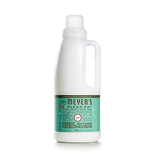 Suavizante Líquido para Ropa MRS. MEYER'S CLEAN DAY, con Aceites Esenciales, Libre de Parabenos, Albahaca, 32 oz (32 Cargas) - imagen 2