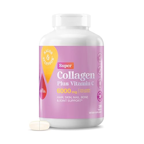 Tabletas Kalos y Splendor Super Colágeno Plus Vitamina C del Siglo XXI, 180 piezas - imagen 3