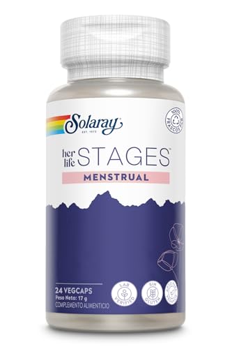 Solaray PMS & Menstruación - Suplemento de Apoyo para Mujeres con Cramp Bark y Vitex - Sin Hormonas - 60 Cápsulas Veganas, Verificadas en Laboratorio - imagen 1
