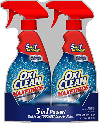 OxiClean MaxForce Removedor de Manchas para Ropa, Paquete Doble de 16 oz. - imagen 3