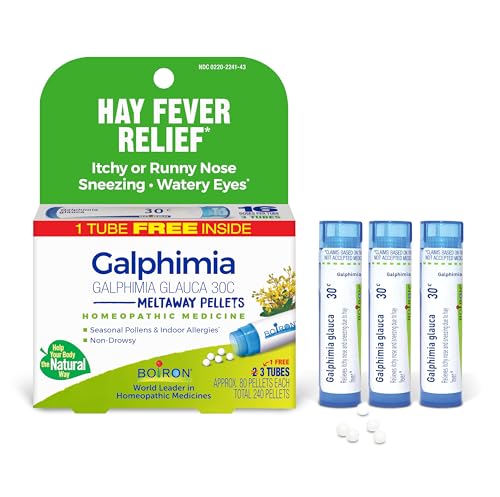 Boiron Galphimia Glauca 30C Medicina Homeopática para Alivio de Alergias, Nariz Moquienta, Estornudos y Ojos Llorosos - 3 Cajas (240 Gránulos) - imagen 5