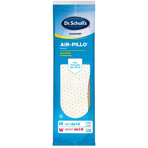 Plantillas Dr. Scholl's Air-Pillo Unisex (Hombres 7-13, Mujeres 5-10) 6 Piezas (Paquete de 1) - imagen 3