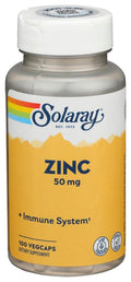 Solaray Zinc 50 mg, 100 Cápsulas Vegetales - imagen 1
