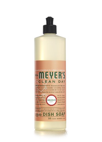 Jabón Líquido para Platos MRS. MEYER'S CLEAN DAY, Geranio, 16 Onzas Fluidas - imagen 3