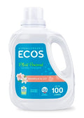 Detergente Líquido ECOS para Ropa, 100 Cargas - Jabón Hipoalergénico, Certificado EPA, Potenciado por Plantas - Magnolia y Lirio, 100 Fl Oz - imagen 1