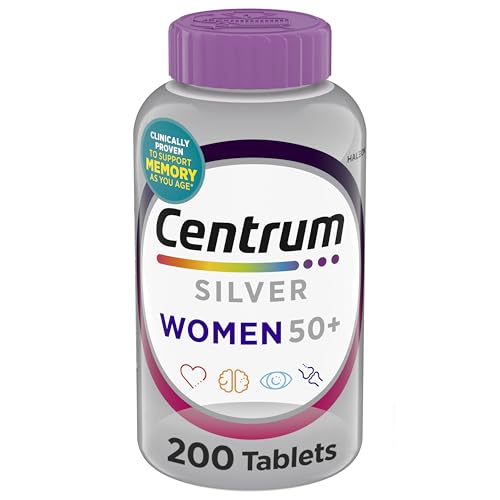 Centrum Silver Multivitamínico para Mujeres 50+, Suplemento con Vitamina D3 y Vitaminas B, 200 Cápsulas, Apoya la Memoria y Cognición - imagen 5