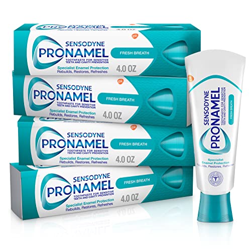Pasta Dental Sensodyne Pronamel Fresh Breath para Dientes Sensibles y Protección contra Caries, Olas Frescas - 4 oz (Paquete de 4) - imagen 2