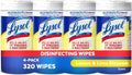 Toallitas Desinfectantes Lysol, Toallitas Antibacteriales Multiusos, Para Desinfectar y Limpiar, Aroma a Limón y Flor de Lima, Paquete de 4 - imagen 1