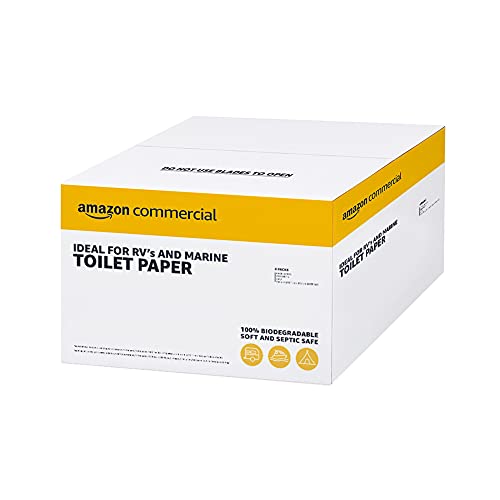 Papel Higiénico Commercial de 2 Capas, Rápido Disolvente para RV y Marina, Compatible con Tanques de Desechos, Suave y Fuerte, 300 Hojas por Rollo - imagen 4