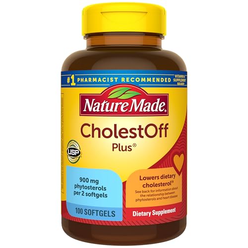 Nature Made CholestOff Plus, Suplemento Dietético para la Salud del Corazón, 100 Cápsulas Blandas, Suministro para 25 Días - imagen 4